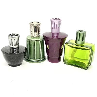 Lot of 4 Lampe Berger Fragrance Oil Diffuser Lamps - Artoria Limoges and More 