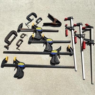 Lot of Various Clamps 