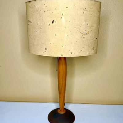 MCM Style Drum Shade Table Lamp