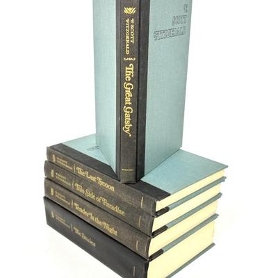 Lot of 5 F. Scott Fitzgerald Books - The Great Gatsby and More 