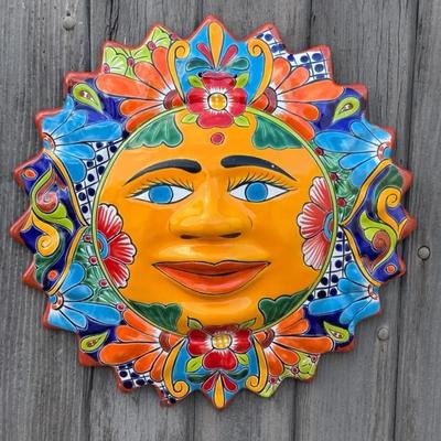 Talavera Wall Hanging Sun 