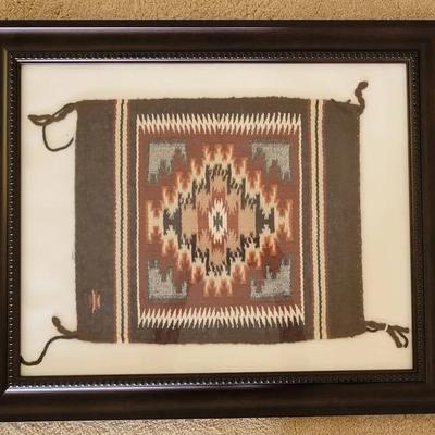Larissa Blake Framed Navajo Rug