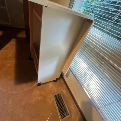 Craft table with folding sides