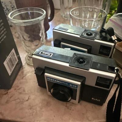 Vintage Kodak cameras