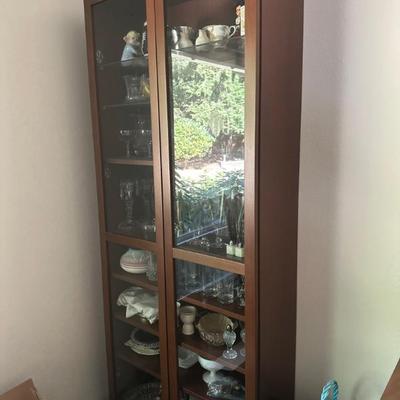 Display case with lots of treasures