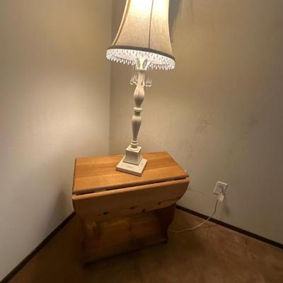 Side table with drop leaves