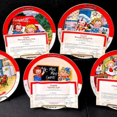 "Campbell's Kids" Plates with Certificates