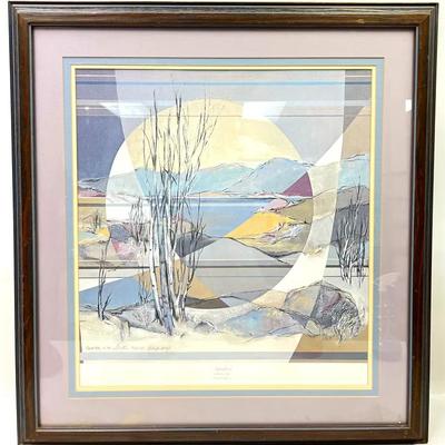 1984 Mary Ginter Signed Lithograph Print