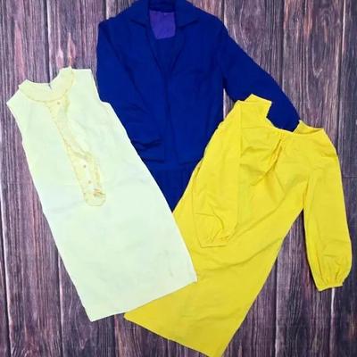 Blue and Yellow Dresses