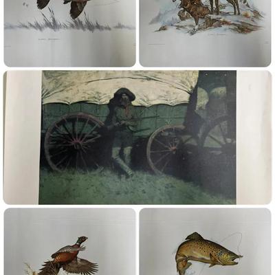 "Clark Bronson" and "Frederic Remington" Prints