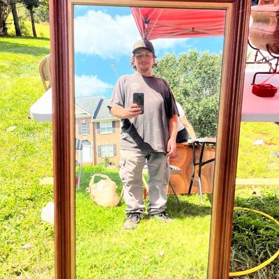Traditional Wooden Framed Wall Mirror
