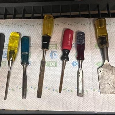 Lot Of Chisels - Some Made In USA