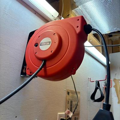 Ironton Retractable Extension Cord Reel