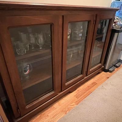 Beautiful Wood Display Cabinet 
