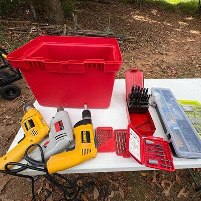 Drill and Screwdriver Set with Accessories