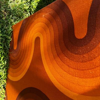 Orange Abstract On Canvas 