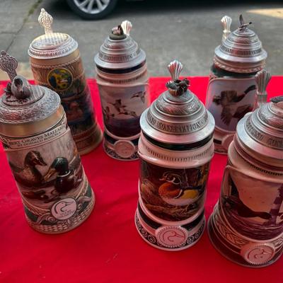  Ducks Unlimited Commemorative Steins Collection