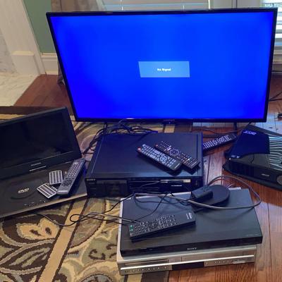 Electronics Bundle – TV, Projector, DVD Players & More
