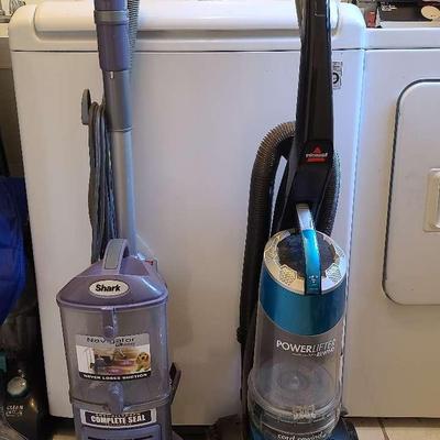 Shark and Bissell Upright Vacuum Cleaners
