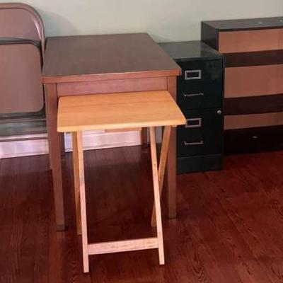 TV Dinner Tray, Filing Cabinets, and More
