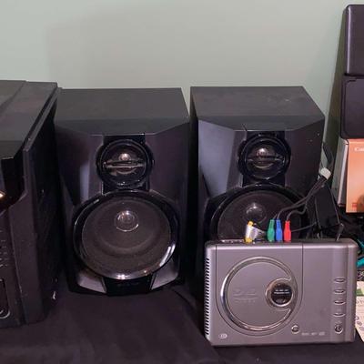 Electronics Bundle – Sharp Stereo System, Canon PowerShot, DVD Players & More