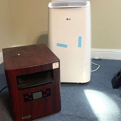 LG Portable Air Conditioner & iHeater Infrared Heater