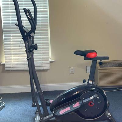 Body Champ Cardio Dual Trainer Elliptical and Exercise Bike