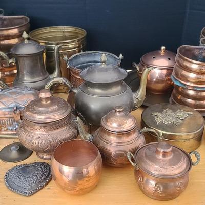 Copper, Brass, and Metal Decor
