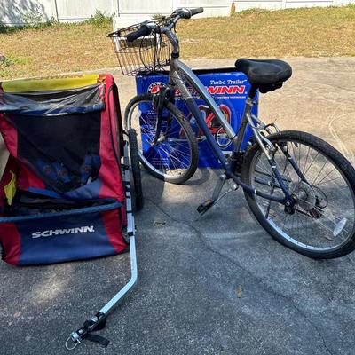 Schwinn Jet Star Women’s Bike with Schwinn Bicycle Trailer
