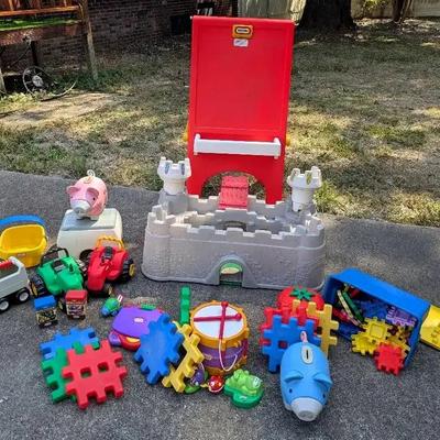 Little Tikes Collection with Easel, Castle, Trucks & More