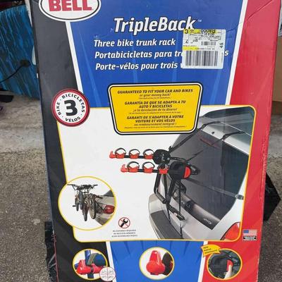 Bell TripleBack Three-Bike Trunk Rack – New in Box