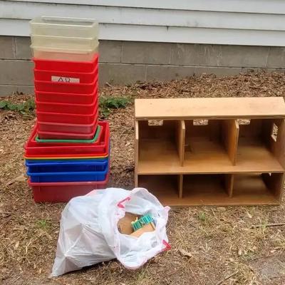 Wooden Dollhouse with Furniture Collection