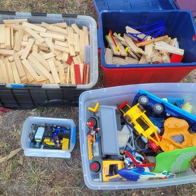 BRIO Wooden Block & Plastic Vehicle Toy Collection