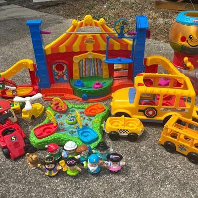 Fisher Price Little People Collection with Carnival, Camper, School Buses & More