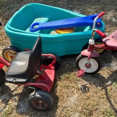 Radio Flyer Tricycle, Kids Trike & Fisher Price Wagon