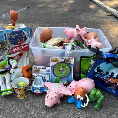 Toy Story Collection with Figures, Bed Tent & Tote Bags