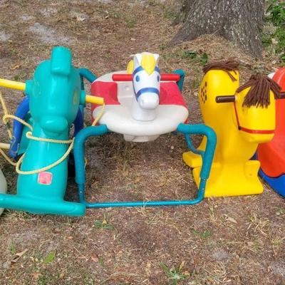 Vintage Ride-On Horses & Seahorse Collection