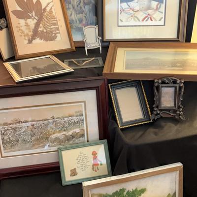 Framed Artwork Collection Featuring Frank Morris, Debat-Ponson & Betty Norton