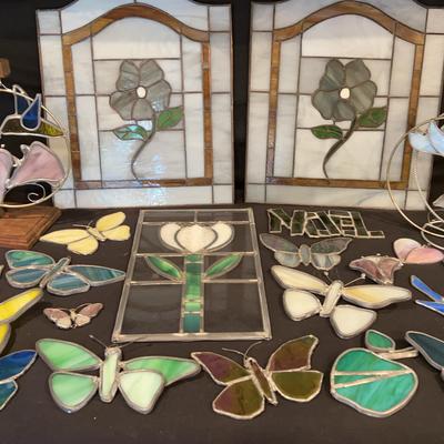 Decorative Stained Glass – Butterflies, Flowers & More