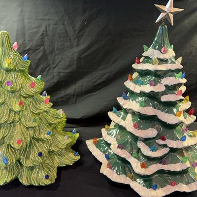 Ceramic Christmas Trees – Require Light Source