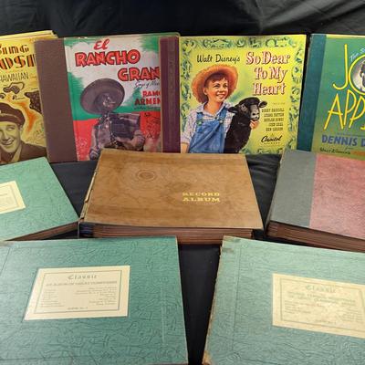 Albums (Size 78 10”Lp’s) Classical music, Glenn Miller, Bing Crosby, Walt Disney And More