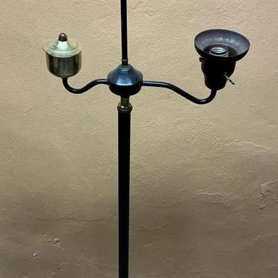 Vintage Torchiere-Style Floor Lamp 