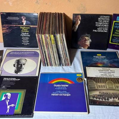 Large Classical Vinyl Record Collection – Beethoven, Mahler, Stravinsky, Bernstein, Vivaldi & More