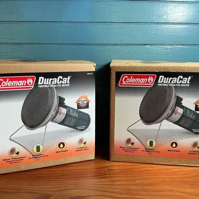 2 Coleman DuraCat Portable Catalytic Heaters 