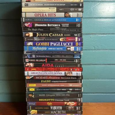 Collection of 24 Opera DVDs 