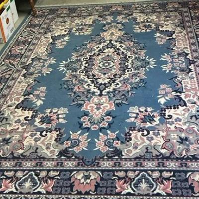 Blue Persian style rug