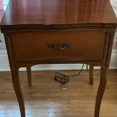 Vintage sewing table
