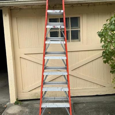 8-Foot Fiberglass Heavy Duty Step Ladder