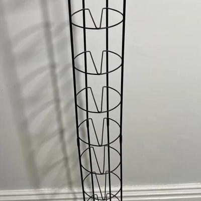 Mid-Century Modern Wire Record Rack