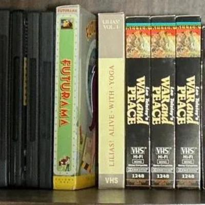 CDs, DVDs, and Blu-ray movies